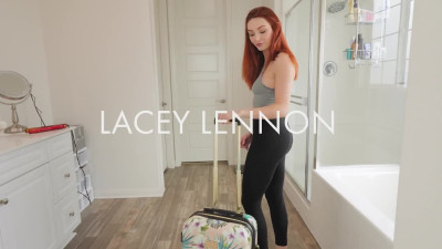 HORNY TEEN REDHEAD LACY LENNON LOVES BEING CREAMPIED AND RIMMING