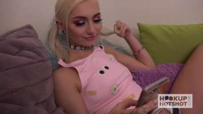 Teen Blonde Chloe Gets Destroyed by Guy she Met on Dating Site Online