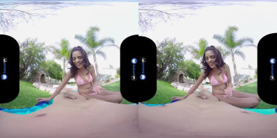 BaDoinkVR.com Teen Latina Vienna Black Dealing with your Boner