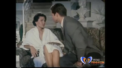 Stepmom Cheating Her Husband with Step Son Vintage Clip