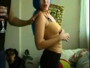 Punk Rock Princess Gets it Up Her Tight Ass