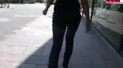 GF Gets Facial And Walks Around In Public