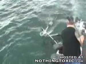 Fisherman gets jacked