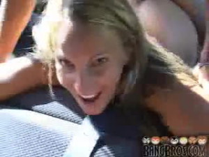 Her mom calls while shes getting slamed