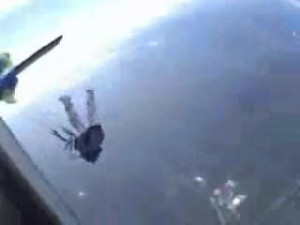 Skydiving gone wrong...