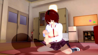 Bottom-tier Character Tomozaki HANAMI AOI Loves CUM (3D HENTAI)