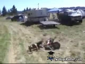 Truck faceplant