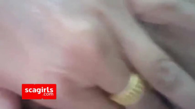 Thai granny 67 years old fingering her pussy