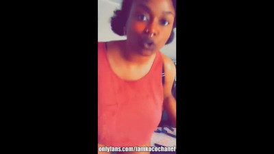 Dominican Bitch Shakes Chest