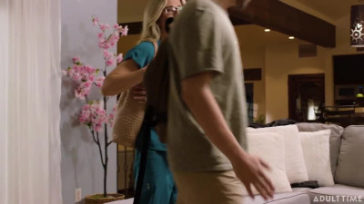 Stepmom give her son a proper sex ed