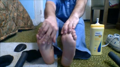 Lotion on My Feet