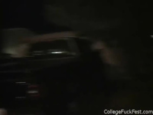 Jello covered teens wrestle in coed frat house