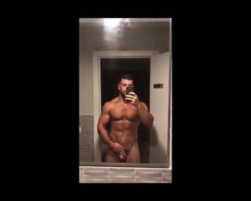 Fabian Sassier nude hard cock uncut French model cumsho