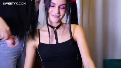 Petite Skinny Pale Teen New Anal Toy Brings Her The Most Joy