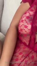 Dolly Castro Playing in See-through Lingerie