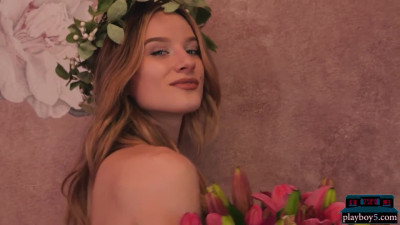 Petite blonde Playboy model Roxy Shaw shows all and looks amazing