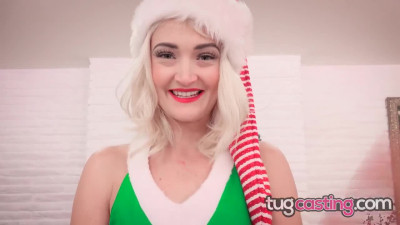 Tug Casting Exclusive Zoe Sparx Christmas Handjob Audition