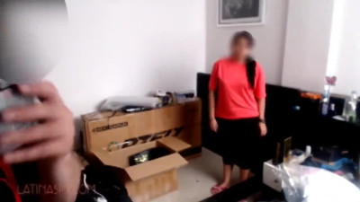 latina maid with huge ass takes a pounding