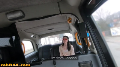 Real hippie babe public pussyfucked in taxi outdoor