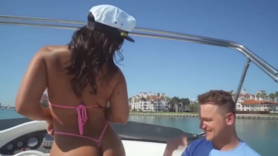 busty latina rose monroe plowed on a boat sexy milf alexis