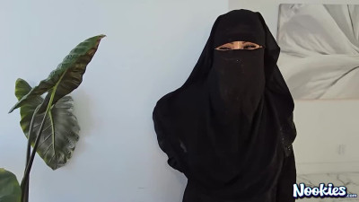 Sasha the Belly Dancer in Hijab garb Hardcore Fuck Session at my House