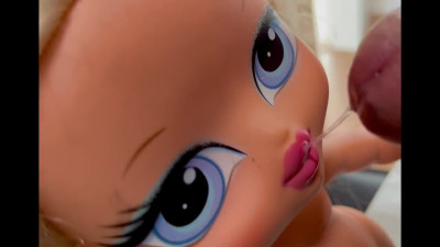 Another blonde smelly and dirty secondhand store doll facial