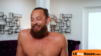Bigass busty masseuse rides client cock at her home