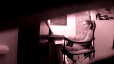 stepdaughter masturbates in my office
