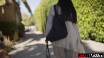 Petite teen is the perfect replacement for stepmom and she got fucked hard