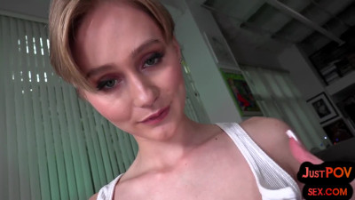 POV bootyful pixie amateur teases and spoils lucky stranger