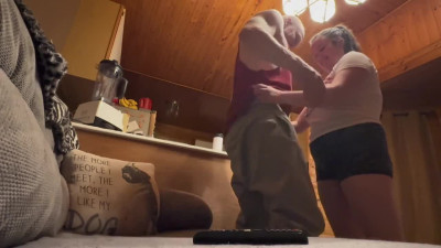 Honey I’m home - Wife demands Blowjobs and Squirts Anal creampie