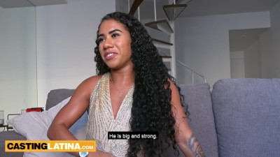 Sex casting of gorgeous Brazilian model who loves to suck and fuck