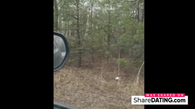 Hardcore Public Fisting and Creampie in the Forest with a Blonde