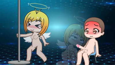 Hot Angel Erato Fucks Default Boy From Gacha Club And Makes Him Cum!!