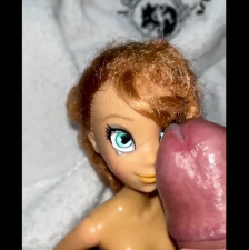 Big head blue eyes Barbie doll cumshots