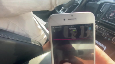 Public Quarantine Drive with Lovense Makes Her Crazy