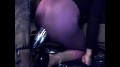 BBW mom Ashleys anal solo in pantyhose