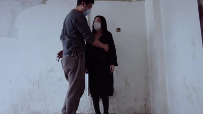 Chinese Girl outdoor exhibitionism BDSM Training 65