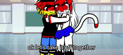 Sister has fun while brother is submissive