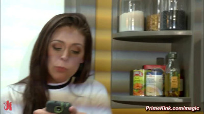 Hot babe Gracie Glam captured and rough fucked by big cock Tommy Pistol