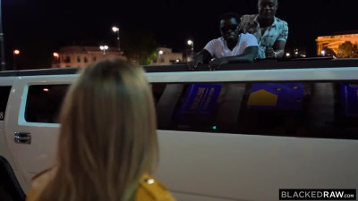 French Cutie Brutally Gangbaged by African Studs!