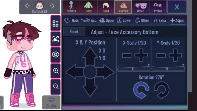 How to make big / hyper lips in gacha