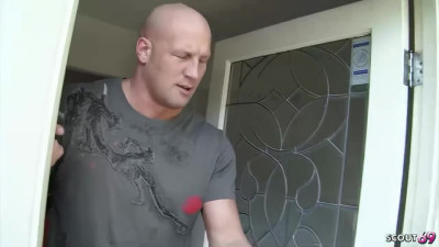 Chubby BBW Mature Wife with biggest natural Tits tricked to Cheating Fuck by Coach