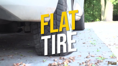 megan love and george rex flat tire