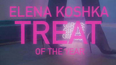 Elena Koshka & Anny Aurora inside a club lesbian pole dance, lap dancing & other lez
