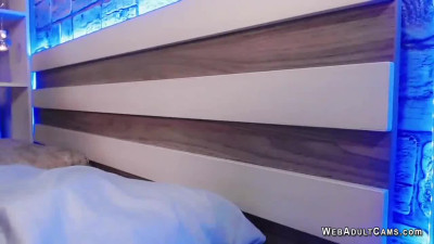 Japanese babe Liraiaa fingers shaved pussy on solo webcam show homemade