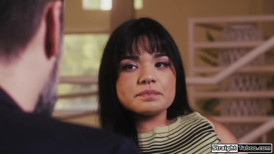 Latina lets perv butler anal fuck her once to get rid of him