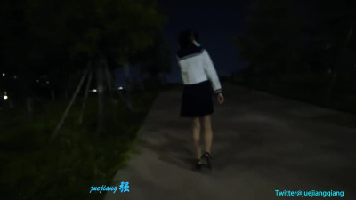 Chinese Girl outdoor exhibitionism BDSM Training 85