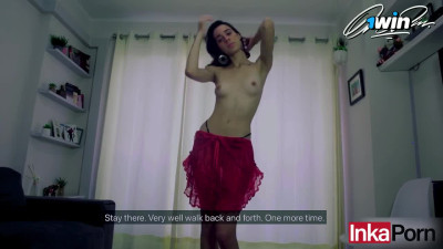 Sexy Venezuelan model on casting for porn confesses her darkest secrets - XXX!