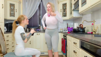 Horny aunt and niece